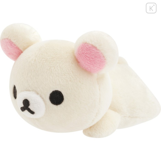 Japan San-X Shoulder Plush Toy - Korilakkuma : Rilakkuma Sleeping Together Lying Down - 2