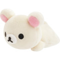 Japan San-X Shoulder Plush Toy - Korilakkuma : Rilakkuma Sleeping Together Lying Down - 2