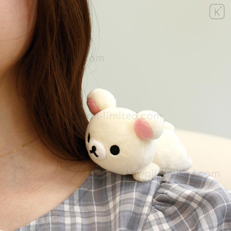 Japan San-X Shoulder Plush Toy - Korilakkuma : Rilakkuma Sleeping