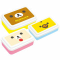 Japan San-X Nesting Food Storage Container Set - Rilakkuma : Face - 1