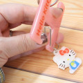 Japan Sanrio Acrylic Carabiner - Hello Kitty : Luminous Alphabet H - 2