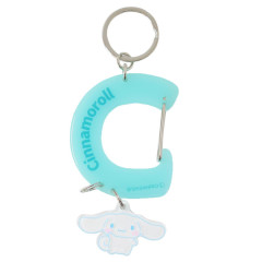 Japan Sanrio Acrylic Carabiner - Cinnamoroll : Luminous Alphabet C