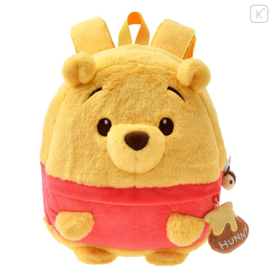 Japan Disney Store Kids Backpack - Pooh : Smile Plush - 1