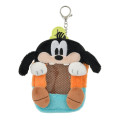 Japan Disney Store Photo Holder Card Case Keychain - Goofy : Fluffy Heart Pounding - 1