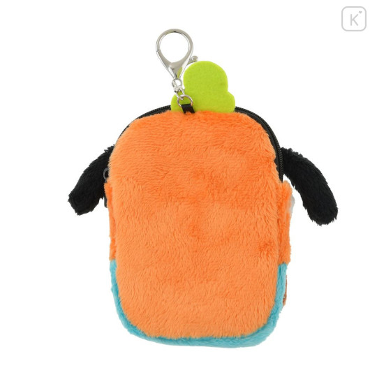 Japan Disney Store Photo Holder Card Case Keychain - Goofy : Fluffy Heart Pounding - 2