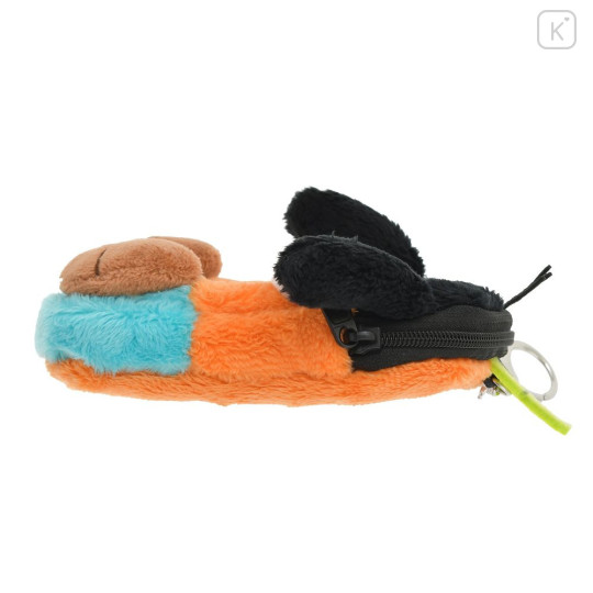 Japan Disney Store Photo Holder Card Case Keychain - Goofy : Fluffy Heart Pounding - 3