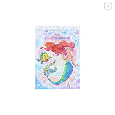 Japan Disney Mini Notepad - Ariel & Flounder : Dreamy - 1