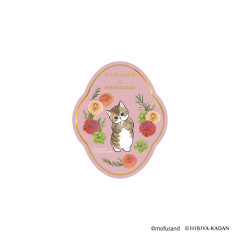 Japan Mofusand Hibiya Kadan Die-cut Sticker - Flora Cat Dahlia