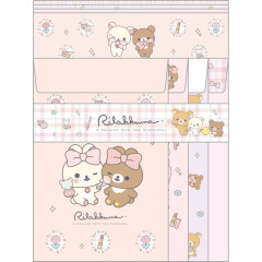 Japan San-X Letter Envelope Set - Rilakkuma : Makeup Rilakkuma