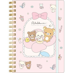 Japan San-X B6SP Notebook - Rilakkuma : Makeup Rilakkuma Flower