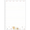 Japan San-X B6SP Notebook - Rilakkuma : Makeup Rilakkuma Flower - 2