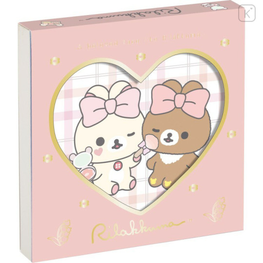 Japan San-X Square Memo Pad - Rilakkuma : Makeup Rilakkuma Korikogu - 1