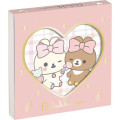 Japan San-X Square Memo Pad - Rilakkuma : Makeup Rilakkuma Korikogu - 1