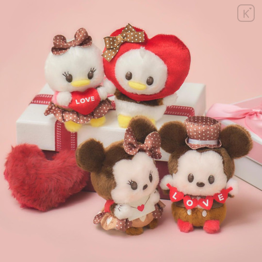 Japan Disney Store Urupocha-chan Plush - Mickey : Valentine's Day 2026 - 5