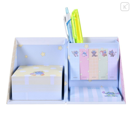 Japan Disney Store Sticky Notes & Memo Pad & Pen Stand - Scrump & Stitch : Costume - 5