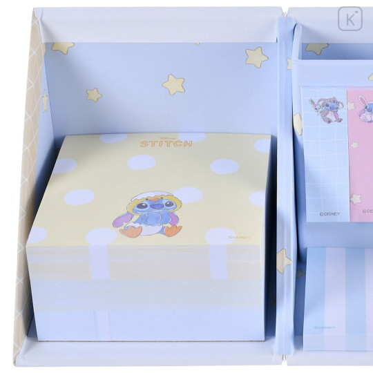 Japan Disney Store Sticky Notes & Memo Pad & Pen Stand - Scrump & Stitch : Costume - 6