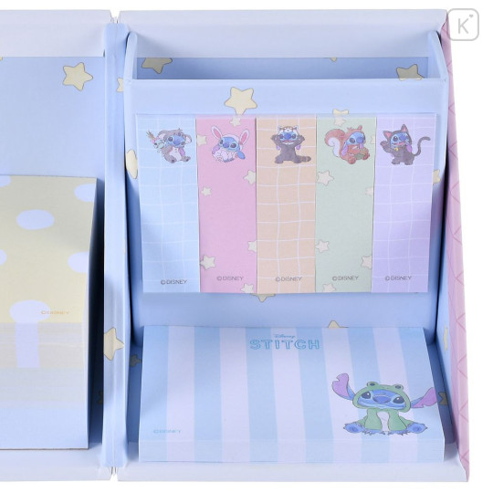 Japan Disney Store Sticky Notes & Memo Pad & Pen Stand - Scrump & Stitch : Costume - 7