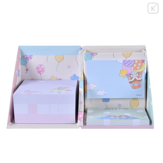 Japan Disney Store Sticky Notes & Memo Pad & Pen Stand - Chip & Dale : Costume - 1