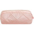 Japan San-X Pen Pouch Pencil Case - Chairoikoguma & Korilakkuma : Makeup Rilakkuma Quilted Ribbon Pink - 2