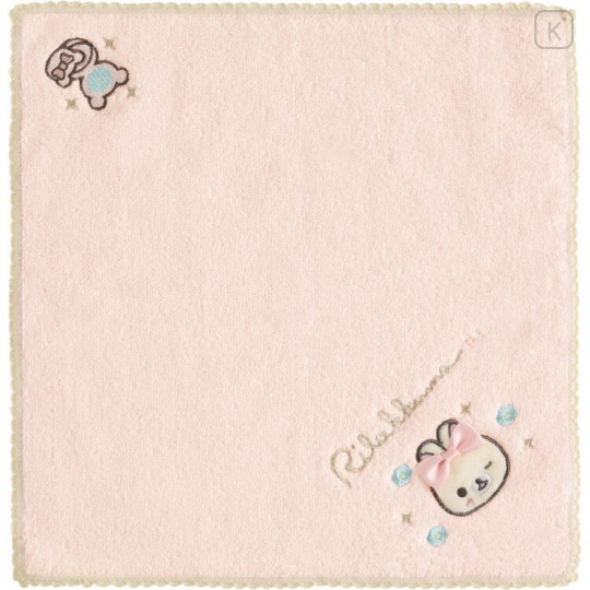 Japan San-X Mini Towel Handkerchief - Korilakkuma : Makeup Rilakkuma - 1