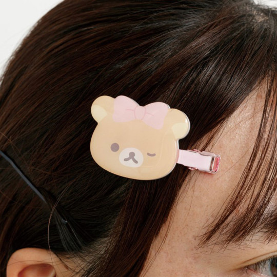 Japan San-X Secret Hair Clip - Rilakkuma : Makeup Rilakkuma Blind Box - 3