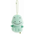 Japan San-X Keychain Plush - Always Together Kaiju Paradise Retro Dinosaur Green - 1