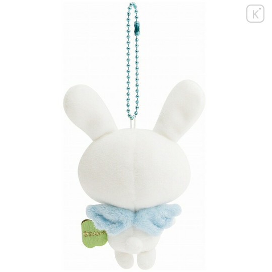 Japan San-X Keychain Plush - Always Together Retro Twin Rabbit Angels - 2