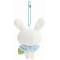 Japan San-X Keychain Plush - Always Together Retro Twin Rabbit Angels - 2