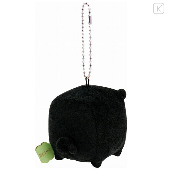 Japan San-X Keychain Plush - Always Together Retro Monokuro Boo Black - 2