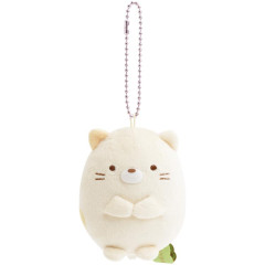 Japan San-X Keychain Plush - Sumikko Gurashi : Always Together Neko