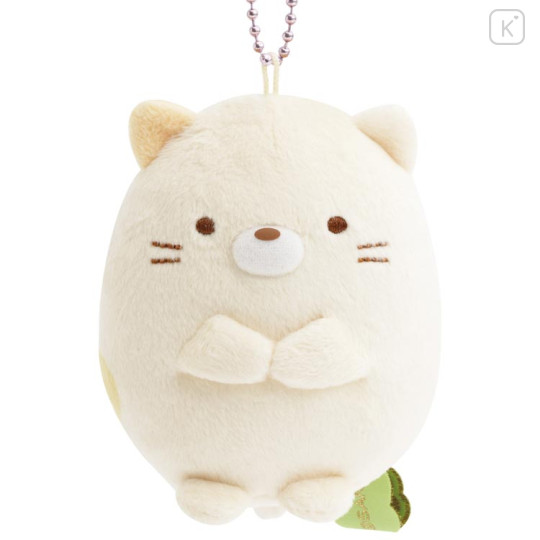 Japan San-X Keychain Plush - Sumikko Gurashi : Always Together Neko - 2