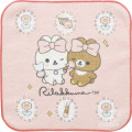 Japan San-X Mini Towel Handkerchief - Chairoikoguma & Korilakkuma : Makeup Rilakkuma - 1