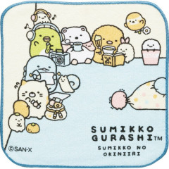 Japan San-X Mini Towel Handkerchief - Sumikko Gurashi : Sumikko's Favorite