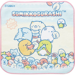 Japan San-X Mini Towel Handkerchief - Sumikko Gurashi : Gummy