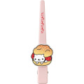 Japan San-X Long Hair Clip - Nyan Nyan Nyanko : Retro Strawberry Cream Puff Cat - 2