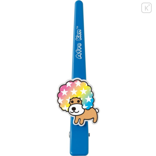 Japan San-X Long Hair Clip - Afro Ken : Blue - 2