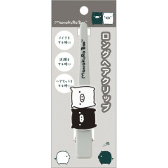 Japan San-X Long Hair Clip - Retro Monokuro Boo