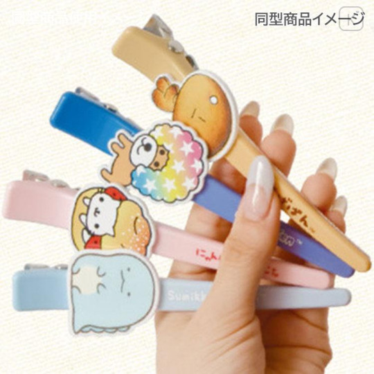 Japan San-X Long Hair Clip - Retro Monokuro Boo - 6