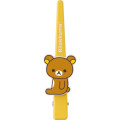 Japan San-X Long Hair Clip - Rilakkuma : Yellow - 2