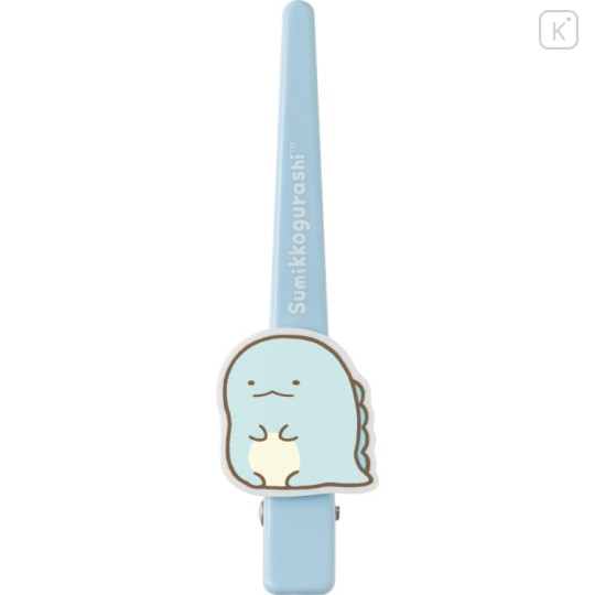 Japan San-X Long Hair Clip - Sumikko Gurashi : Tokage Blue - 2