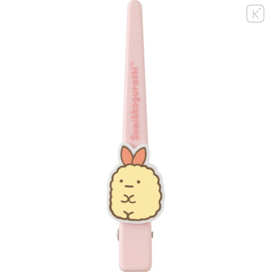 Japan San-X Long Hair Clip - Sumikko Gurashi : Ebifurai no Shippo Fried Shrimp Tail Pink - 2