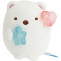 Japan San-X Tenori Plush (SS) - Sumikko Gurashi : Gummy Gummy Party Shirokuma - 1