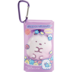 Japan San-X Hanging Plush with Clear Case (S) - Sumikko Gurashi : Gummy Gummy Party Shirokuma