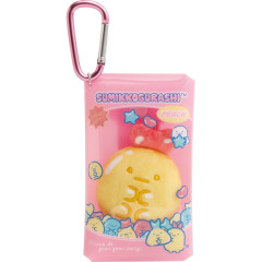 Japan San-X Hanging Plush with Clear Case (S) - Sumikko Gurashi : Gummy Gummy Party Ebifurai no Shippo Fried Shrimp Tail