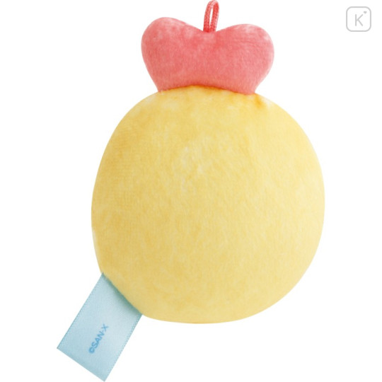 Japan San-X Hanging Plush with Clear Case (S) - Sumikko Gurashi : Gummy Gummy Party Ebifurai no Shippo Fried Shrimp Tail - 3