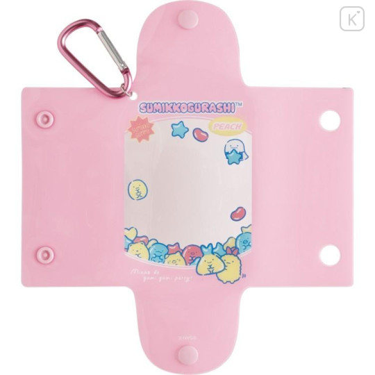 Japan San-X Hanging Plush with Clear Case (S) - Sumikko Gurashi : Gummy Gummy Party Ebifurai no Shippo Fried Shrimp Tail - 6