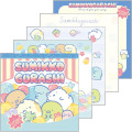 Japan San-X Square Memo Pad - Sumikko Gurashi : Gummy Gummy Party Blue - 1