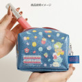 Japan San-X Mini Square Pouch - Sumikko Gurashi : Gummy Gummy Party Blue - 3