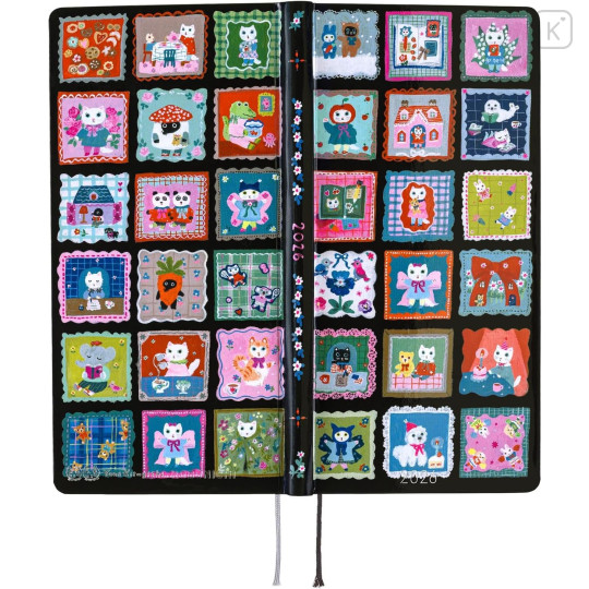 Japan Hobonichi Techo Weeks Hardcover Horizontal Japanese - Yumi Kitagishi White Cat’s Daily Life / 2026 Jan / Mon Start - 3