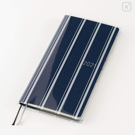 Japan Hobonichi Techo Clear Cover for Weeks - Stripes - 2